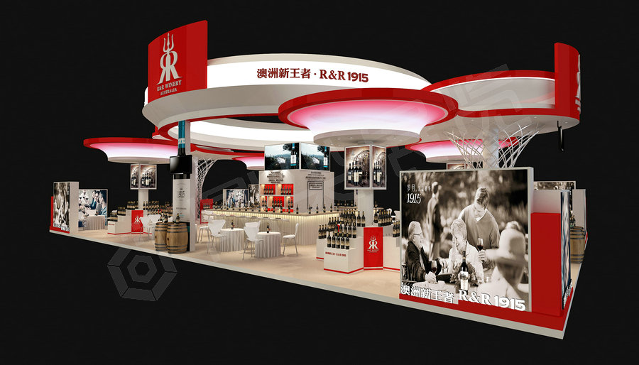 糖酒會展位搭建-奔富